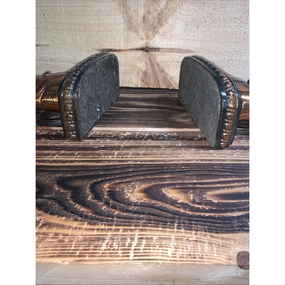 Vintage MCM BRONZE BABY Boots Book Ends - Picture 6 of 10